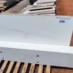 LOTE 206 - 01 LOTE COM PLACAS EM GRANITO BRANCO (NO ESTADO, NÃO SABEMOS SE FUNCIONA. LEILÃO NÃO TEM GARANTIA E NEM DEVOLUÇÃO).