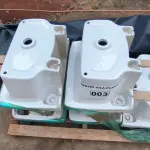 LOTE 003 - 01 LOTE COM 05 TANQUES PARA LAVANDERIA CELITE BRANCO (NO ESTADO, NÃO SABEMOS SE FUNCIONA. LEILÃO NÃO TEM GARANTIA E NEM DEVOLUÇÃO).