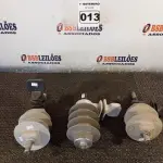 LOTE 013 - 03 PARA-RAIOS DE VÁLVULA POLIMÉRICO 15KV. (NO ESTADO) ATENÇÃO! FAZER A VISITAÇÃO ANTES DE ARREMATAR, NÃO SABEMOS SE FUNCIONA. LEILÃO NÃO TEM GARANTIA E NEM DEVOLUÇÃO, SUJEITO A POSSÍVEIS AVARIAS VISÍVEIS/OCULTAS E/OU AUSÊNCIA DE COMPONENTES.