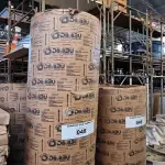 LOTE 048 - 02 FORMAS EM PAPELÃO PARA COLUNAS (NO ESTADO, NÃO SABEMOS SE FUNCIONA. LEILÃO NÃO TEM GARANTIA E NEM DEVOLUÇÃO).