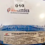 LOTE 010 - 01 ROLO DE CABO FLEXÍVEL 100M 1X2,5MM NA COR AZUL(NOVO). (NO ESTADO) ATENÇÃO! FAZER A VISITAÇÃO ANTES DE ARREMATAR, NÃO SABEMOS SE FUNCIONA. LEILÃO NÃO TEM GARANTIA E NEM DEVOLUÇÃO, SUJEITO A POSSÍVEIS AVARIAS VISÍVEIS/OCULTAS E/OU AUSÊNCIA DE COMPONENTES.