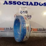 LOTE 010 - 01 ROLO DE CABO FLEXÍVEL 100M 1X2,5MM NA COR AZUL(NOVO). (NO ESTADO) ATENÇÃO! FAZER A VISITAÇÃO ANTES DE ARREMATAR, NÃO SABEMOS SE FUNCIONA. LEILÃO NÃO TEM GARANTIA E NEM DEVOLUÇÃO, SUJEITO A POSSÍVEIS AVARIAS VISÍVEIS/OCULTAS E/OU AUSÊNCIA DE COMPONENTES.