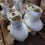 LOTE 058 - 01 LOTE COM 04 VASOS SANITÁRIOS (NO ESTADO, NÃO SABEMOS SE FUNCIONA. LEILÃO NÃO TEM GARANTIA E NEM DEVOLUÇÃO).