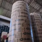LOTE 075 - 02 FORMAS EM PAPELÃO PARA COLUNAS (NO ESTADO, NÃO SABEMOS SE FUNCIONA. LEILÃO NÃO TEM GARANTIA E NEM DEVOLUÇÃO).