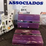 LOTE 011 - 02 POTENCIAS PARA SOM AUTOMOTIVO E 01 GUITARRA PARA JOGOS. (NO ESTADO) ATENÇÃO! FAZER A VISITAÇÃO ANTES DE ARREMATAR, NÃO SABEMOS SE FUNCIONA. LEILÃO NÃO TEM GARANTIA E NEM DEVOLUÇÃO, SUJEITO A POSSÍVEIS AVARIAS VISÍVEIS/OCULTAS E/OU AUSÊNCIA DE COMPONENTES.