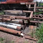 LOTE 276 - 01 LOTE COM TESOURAS PARA GALPÃO APROXIMADAMENTE 7 METROS (NO ESTADO, NÃO SABEMOS SE FUNCIONA. LEILÃO NÃO TEM GARANTIA E NEM DEVOLUÇÃO).