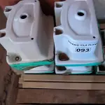 LOTE 093 - 05 TANQUES CELITE BRANCO (NO ESTADO, NÃO SABEMOS SE FUNCIONA. LEILÃO NÃO TEM GARANTIA E NEM DEVOLUÇÃO).