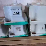 LOTE 094 - 05 TANQUES CELITE BRANCO (NO ESTADO, NÃO SABEMOS SE FUNCIONA. LEILÃO NÃO TEM GARANTIA E NEM DEVOLUÇÃO).