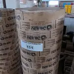 LOTE 111 - 02 FORMAS EM PAPELÃO PARA COLUNAS (NO ESTADO, NÃO SABEMOS SE FUNCIONA. LEILÃO NÃO TEM GARANTIA E NEM DEVOLUÇÃO).