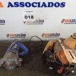 LOTE 018 - 01 MOTOR DE ROÇADEIRA E 01 SERRA MÁRMORE MARCAS E MODELOS DIVERSOS. (NO ESTADO) ATENÇÃO! FAZER A VISITAÇÃO ANTES DE ARREMATAR, NÃO SABEMOS SE FUNCIONA. LEILÃO NÃO TEM GARANTIA E NEM DEVOLUÇÃO, SUJEITO A POSSÍVEIS AVARIAS VISÍVEIS/OCULTAS E/OU AUSÊNCIA DE COMPONENTES.