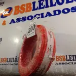 LOTE 200 - 01 ROLO DE CABO FLEXÍVEL 100M 1X4MM NA COR VERMELHA(NOVO). (NO ESTADO) ATENÇÃO! FAZER A VISITAÇÃO ANTES DE ARREMATAR, NÃO SABEMOS SE FUNCIONA. LEILÃO NÃO TEM GARANTIA E NEM DEVOLUÇÃO, SUJEITO A POSSÍVEIS AVARIAS VISÍVEIS/OCULTAS E/OU AUSÊNCIA DE COMPONENTES.