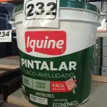 LOTE 232 - 01 BALDE DE TINTA IQUINE PINTALAR FOSCO AVELUDADO BRANCO GELO 15L. (NO ESTADO) ATENÇÃO! FAZER A VISITAÇÃO ANTES DE ARREMATAR, NÃO SABEMOS SE FUNCIONA. LEILÃO NÃO TEM GARANTIA E NEM DEVOLUÇÃO, SUJEITO A POSSÍVEIS AVARIAS VISÍVEIS/OCULTAS E/OU AUSÊNCIA DE COMPONENTES.
