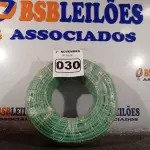 LOTE 030 - 01 ROLO DE CABO FLEXÍVEL 100M 1X10MM NA COR VERDE(NOVO). (NO ESTADO) ATENÇÃO! FAZER A VISITAÇÃO ANTES DE ARREMATAR, NÃO SABEMOS SE FUNCIONA. LEILÃO NÃO TEM GARANTIA E NEM DEVOLUÇÃO, SUJEITO A POSSÍVEIS AVARIAS VISÍVEIS/OCULTAS E/OU AUSÊNCIA DE COMPONENTES.