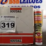 LOTE 319 - 12 TUBOS DE SILICONE NEUTRO PARA CONSTRUÇÃO 340G. (NO ESTADO) ATENÇÃO! FAZER A VISITAÇÃO ANTES DE ARREMATAR, NÃO SABEMOS SE FUNCIONA. LEILÃO NÃO TEM GARANTIA E NEM DEVOLUÇÃO, SUJEITO A POSSÍVEIS AVARIAS VISÍVEIS/OCULTAS E/OU AUSÊNCIA DE COMPONENTES.