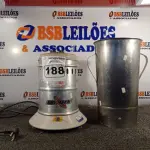 LOTE 188 - 01 LIQUIDIFICADOR INDUSTRIAL MARCA SKYMSEN. (NO ESTADO) ATENÇÃO! FAZER A VISITAÇÃO ANTES DE ARREMATAR, NÃO SABEMOS SE FUNCIONA. LEILÃO NÃO TEM GARANTIA E NEM DEVOLUÇÃO, SUJEITO A POSSÍVEIS AVARIAS VISÍVEIS/OCULTAS E/OU AUSÊNCIA DE COMPONENTES.