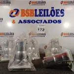 LOTE 172 - 05 LUMINÁRIAS DE EMBUTIR QUADRADA 1XE-27 (NO ESTADO) ATENÇÃO! FAZER A VISITAÇÃO ANTES DE ARREMATAR, NÃO SABEMOS SE FUNCIONA. LEILÃO NÃO TEM GARANTIA E NEM DEVOLUÇÃO, SUJEITO A POSSÍVEIS AVARIAS VISÍVEIS/OCULTAS E/OU AUSÊNCIA DE COMPONENTES.