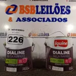 LOTE 226 - 02 GALÕES DE ESMALTE SINTÉTICO IQUINE MADEIRA E METAIS ALTO BRILHO VERDE COLONIAL 3,6L. (NO ESTADO) ATENÇÃO! FAZER A VISITAÇÃO ANTES DE ARREMATAR, NÃO SABEMOS SE FUNCIONA. LEILÃO NÃO TEM GARANTIA E NEM DEVOLUÇÃO, SUJEITO A POSSÍVEIS AVARIAS VISÍVEIS/OCULTAS E/OU AUSÊNCIA DE COMPONENTES.