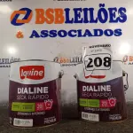 LOTE 208 - 02 GALÕES DE ESMALTE SINTÉTICO IQUINE MADEIRA E METAIS ALTO BRILHO VERDE COLONIAL 3,6L. (NO ESTADO) ATENÇÃO! FAZER A VISITAÇÃO ANTES DE ARREMATAR, NÃO SABEMOS SE FUNCIONA. LEILÃO NÃO TEM GARANTIA E NEM DEVOLUÇÃO, SUJEITO A POSSÍVEIS AVARIAS VISÍVEIS/OCULTAS E/OU AUSÊNCIA DE COMPONENTES.