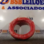 LOTE 130 - 01 ROLO DE CABO FLEXÍVEL 100M 1X4MM NA COR VERMELHA(NOVO). (NO ESTADO) ATENÇÃO! FAZER A VISITAÇÃO ANTES DE ARREMATAR, NÃO SABEMOS SE FUNCIONA. LEILÃO NÃO TEM GARANTIA E NEM DEVOLUÇÃO, SUJEITO A POSSÍVEIS AVARIAS VISÍVEIS/OCULTAS E/OU AUSÊNCIA DE COMPONENTES.