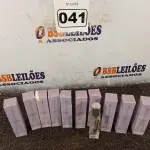 LOTE 041 - 10 PERFUMES LE PETIT 30ML. (NO ESTADO) ATENÇÃO! FAZER A VISITAÇÃO ANTES DE ARREMATAR, NÃO SABEMOS SE FUNCIONA. LEILÃO NÃO TEM GARANTIA E NEM DEVOLUÇÃO, SUJEITO A POSSÍVEIS AVARIAS VISÍVEIS/OCULTAS E/OU AUSÊNCIA DE COMPONENTES.
