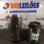 LOTE 127 - 01 LIQUIDIFICADOR INDUSTRIAL MARCA POLI. (NO ESTADO) ATENÇÃO! FAZER A VISITAÇÃO ANTES DE ARREMATAR, NÃO SABEMOS SE FUNCIONA. LEILÃO NÃO TEM GARANTIA E NEM DEVOLUÇÃO, SUJEITO A POSSÍVEIS AVARIAS VISÍVEIS/OCULTAS E/OU AUSÊNCIA DE COMPONENTES.