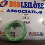 LOTE 010 - 01 ROLO DE CABO FLEXÍVEL 100M 1X4MM NA COR VERDE(NOVO). (NO ESTADO) ATENÇÃO! FAZER A VISITAÇÃO ANTES DE ARREMATAR, NÃO SABEMOS SE FUNCIONA. LEILÃO NÃO TEM GARANTIA E NEM DEVOLUÇÃO, SUJEITO A POSSÍVEIS AVARIAS VISÍVEIS/OCULTAS E/OU AUSÊNCIA DE COMPONENTES.