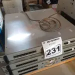 LOTE 231 - 04 EQUIPAMENTOS ELETRÔNICOS. (NO ESTADO) ATENÇÃO! FAZER A VISITAÇÃO ANTES DE ARREMATAR, NÃO SABEMOS SE FUNCIONA. LEILÃO NÃO TEM GARANTIA E NEM DEVOLUÇÃO, SUJEITO A POSSÍVEIS AVARIAS VISÍVEIS/OCULTAS E/OU AUSÊNCIA DE COMPONENTES.