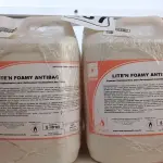 LOTE 267 - 20 LITROS DE ESPUMA HIGIENIZADORA PARA ANTISSEPSIA INSTANTÂNEA DAS MÃOS. (NO ESTADO) ATENÇÃO! FAZER A VISITAÇÃO ANTES DE ARREMATAR, NÃO SABEMOS SE FUNCIONA. LEILÃO NÃO TEM GARANTIA E NEM DEVOLUÇÃO, SUJEITO A POSSÍVEIS AVARIAS VISÍVEIS/OCULTAS E/OU AUSÊNCIA DE COMPONENTES.