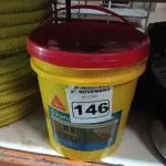 LOTE 146 - 01 BALDE DE SIKANOL ALVENARIA, ADITIVO PLASTIFICANTE PARA ARGAMASSA DE ASSENTAMENTO E REBOCO. (NO ESTADO) ATENÇÃO! FAZER A VISITAÇÃO ANTES DE ARREMATAR, NÃO SABEMOS SE FUNCIONA. LEILÃO NÃO TEM GARANTIA E NEM DEVOLUÇÃO, SUJEITO A POSSÍVEIS AVARIAS VISÍVEIS/OCULTAS E/OU AUSÊNCIA DE COMPONENTES.
