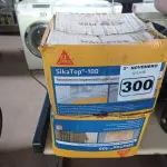 LOTE 300 - 02 CAIXAS DE REVESTIMENTO IMPERMEABILIZANTE SEMI-FLEXIVEL SIKA TOP-100 18KG. (NO ESTADO) ATENÇÃO! FAZER A VISITAÇÃO ANTES DE ARREMATAR, NÃO SABEMOS SE FUNCIONA. LEILÃO NÃO TEM GARANTIA E NEM DEVOLUÇÃO, SUJEITO A POSSÍVEIS AVARIAS VISÍVEIS/OCULTAS E/OU AUSÊNCIA DE COMPONENTES.