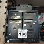 LOTE 106 - 03 CPU’S 01 NOTEBOOK, 01 MONITOR, 01 HARD DISC, 01 TECLADO E 01 MOUSE. (NO ESTADO) ATENÇÃO! FAZER A VISITAÇÃO ANTES DE ARREMATAR, NÃO SABEMOS SE FUNCIONA. LEILÃO NÃO TEM GARANTIA E NEM DEVOLUÇÃO, SUJEITO A POSSÍVEIS AVARIAS VISÍVEIS/OCULTAS E/OU AUSÊNCIA DE COMPONENTES.