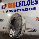 LOTE 310 - 01 ROLO DE CABO FLEXÍVEL 100M 1X10MM NA COR PRETA(NOVO). (NO ESTADO) ATENÇÃO! FAZER A VISITAÇÃO ANTES DE ARREMATAR, NÃO SABEMOS SE FUNCIONA. LEILÃO NÃO TEM GARANTIA E NEM DEVOLUÇÃO, SUJEITO A POSSÍVEIS AVARIAS VISÍVEIS/OCULTAS E/OU AUSÊNCIA DE COMPONENTES.