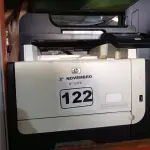 LOTE 122 - 01 IMPRESSORA MULTIFUNCIONAL MARCA HP LASER JET PRO CM1415FNW COLOR. (NO ESTADO) ATENÇÃO! FAZER A VISITAÇÃO ANTES DE ARREMATAR, NÃO SABEMOS SE FUNCIONA. LEILÃO NÃO TEM GARANTIA E NEM DEVOLUÇÃO, SUJEITO A POSSÍVEIS AVARIAS VISÍVEIS/OCULTAS E/OU AUSÊNCIA DE COMPONENTES.