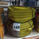 LOTE 145 - 02 ROLOS DE MANGUEIRA CORRUGADA. (NO ESTADO) ATENÇÃO! FAZER A VISITAÇÃO ANTES DE ARREMATAR, NÃO SABEMOS SE FUNCIONA. LEILÃO NÃO TEM GARANTIA E NEM DEVOLUÇÃO, SUJEITO A POSSÍVEIS AVARIAS VISÍVEIS/OCULTAS E/OU AUSÊNCIA DE COMPONENTES.