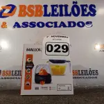 LOTE 029 - 01 ESPREMEDOR FRUITMAX 127V. (NO ESTADO) ATENÇÃO! FAZER A VISITAÇÃO ANTES DE ARREMATAR, NÃO SABEMOS SE FUNCIONA. LEILÃO NÃO TEM GARANTIA E NEM DEVOLUÇÃO, SUJEITO A POSSÍVEIS AVARIAS VISÍVEIS/OCULTAS E/OU AUSÊNCIA DE COMPONENTES.