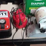 LOTE 311 - 01 COMPRESSOR DE AR 12V, 01 INFLADOR E 01 MOEDOR DE CARNE INCOMPLETOS. (NO ESTADO) ATENÇÃO! FAZER A VISITAÇÃO ANTES DE ARREMATAR, NÃO SABEMOS SE FUNCIONA. LEILÃO NÃO TEM GARANTIA E NEM DEVOLUÇÃO, SUJEITO A POSSÍVEIS AVARIAS VISÍVEIS/OCULTAS E/OU AUSÊNCIA DE COMPONENTES.
