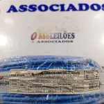 LOTE 170 - 01 ROLO DE CABO FLEXÍVEL 100M 1X10MM NA COR AZUL(NOVO). (NO ESTADO) ATENÇÃO! FAZER A VISITAÇÃO ANTES DE ARREMATAR, NÃO SABEMOS SE FUNCIONA. LEILÃO NÃO TEM GARANTIA E NEM DEVOLUÇÃO, SUJEITO A POSSÍVEIS AVARIAS VISÍVEIS/OCULTAS E/OU AUSÊNCIA DE COMPONENTES.