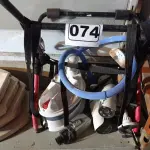 LOTE 074 - 04 CÂMERAS DE SEGURANÇA, 01 TRANS BIKE E 01 FERRO DE PASSAR A VAPOR. (NO ESTADO) ATENÇÃO! FAZER A VISITAÇÃO ANTES DE ARREMATAR, NÃO SABEMOS SE FUNCIONA. LEILÃO NÃO TEM GARANTIA E NEM DEVOLUÇÃO, SUJEITO A POSSÍVEIS AVARIAS VISÍVEIS/OCULTAS E/OU AUSÊNCIA DE COMPONENTES.