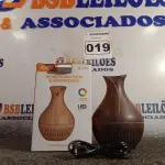 LOTE 019 - 01 UMIDIFICADOR/AROMATIZADOR DE AR. (NO ESTADO) ATENÇÃO! FAZER A VISITAÇÃO ANTES DE ARREMATAR, NÃO SABEMOS SE FUNCIONA. LEILÃO NÃO TEM GARANTIA E NEM DEVOLUÇÃO, SUJEITO A POSSÍVEIS AVARIAS VISÍVEIS/OCULTAS E/OU AUSÊNCIA DE COMPONENTES.
