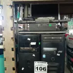 LOTE 106 - 03 CPU’S 01 NOTEBOOK, 01 MONITOR, 01 HARD DISC, 01 TECLADO E 01 MOUSE. (NO ESTADO) ATENÇÃO! FAZER A VISITAÇÃO ANTES DE ARREMATAR, NÃO SABEMOS SE FUNCIONA. LEILÃO NÃO TEM GARANTIA E NEM DEVOLUÇÃO, SUJEITO A POSSÍVEIS AVARIAS VISÍVEIS/OCULTAS E/OU AUSÊNCIA DE COMPONENTES.