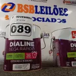 LOTE 089 - 02 GALÕES DE ESMALTE SINTÉTICO IQUINE MADEIRA E METAIS ALTO BRILHO VERDE COLONIAL 3,6L. (NO ESTADO) ATENÇÃO! FAZER A VISITAÇÃO ANTES DE ARREMATAR, NÃO SABEMOS SE FUNCIONA. LEILÃO NÃO TEM GARANTIA E NEM DEVOLUÇÃO, SUJEITO A POSSÍVEIS AVARIAS VISÍVEIS/OCULTAS E/OU AUSÊNCIA DE COMPONENTES.