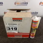 LOTE 319 - 12 TUBOS DE SILICONE NEUTRO PARA CONSTRUÇÃO 340G. (NO ESTADO) ATENÇÃO! FAZER A VISITAÇÃO ANTES DE ARREMATAR, NÃO SABEMOS SE FUNCIONA. LEILÃO NÃO TEM GARANTIA E NEM DEVOLUÇÃO, SUJEITO A POSSÍVEIS AVARIAS VISÍVEIS/OCULTAS E/OU AUSÊNCIA DE COMPONENTES.