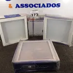 LOTE 173 - 03 LUMINÁRIAS DE EMBUTIR MARCA EDIBRAZ. (NO ESTADO) ATENÇÃO! FAZER A VISITAÇÃO ANTES DE ARREMATAR, NÃO SABEMOS SE FUNCIONA. LEILÃO NÃO TEM GARANTIA E NEM DEVOLUÇÃO, SUJEITO A POSSÍVEIS AVARIAS VISÍVEIS/OCULTAS E/OU AUSÊNCIA DE COMPONENTES.