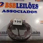 LOTE 150 - 01 ROLO DE CABO FLEXÍVEL 100M 1X4MM NA COR PRETA(NOVO). (NO ESTADO) ATENÇÃO! FAZER A VISITAÇÃO ANTES DE ARREMATAR, NÃO SABEMOS SE FUNCIONA. LEILÃO NÃO TEM GARANTIA E NEM DEVOLUÇÃO, SUJEITO A POSSÍVEIS AVARIAS VISÍVEIS/OCULTAS E/OU AUSÊNCIA DE COMPONENTES.
