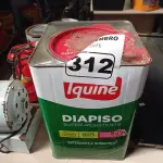 LOTE 312 - 01 LATA DE TINTA IQUINE DIAPISO 18L NA COR VERMELHA. (NO ESTADO) ATENÇÃO! FAZER A VISITAÇÃO ANTES DE ARREMATAR, NÃO SABEMOS SE FUNCIONA. LEILÃO NÃO TEM GARANTIA E NEM DEVOLUÇÃO, SUJEITO A POSSÍVEIS AVARIAS VISÍVEIS/OCULTAS E/OU AUSÊNCIA DE COMPONENTES.