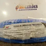 LOTE 320 - 01 ROLO DE CABO FLEXÍVEL 100M 1X4MM NA COR AZUL(NOVO). (NO ESTADO) ATENÇÃO! FAZER A VISITAÇÃO ANTES DE ARREMATAR, NÃO SABEMOS SE FUNCIONA. LEILÃO NÃO TEM GARANTIA E NEM DEVOLUÇÃO, SUJEITO A POSSÍVEIS AVARIAS VISÍVEIS/OCULTAS E/OU AUSÊNCIA DE COMPONENTES.
