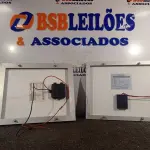 LOTE 245 - 02 PAINÉIS FOTOVOLTAICOS 18V 10W. (NO ESTADO) ATENÇÃO! FAZER A VISITAÇÃO ANTES DE ARREMATAR, NÃO SABEMOS SE FUNCIONA. LEILÃO NÃO TEM GARANTIA E NEM DEVOLUÇÃO, SUJEITO A POSSÍVEIS AVARIAS VISÍVEIS/OCULTAS E/OU AUSÊNCIA DE COMPONENTES.