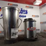 LOTE 297 - 01 LIQUIDIFICADOR INDUSTRIAL MARCA POLI. (NO ESTADO) ATENÇÃO! FAZER A VISITAÇÃO ANTES DE ARREMATAR, NÃO SABEMOS SE FUNCIONA. LEILÃO NÃO TEM GARANTIA E NEM DEVOLUÇÃO, SUJEITO A POSSÍVEIS AVARIAS VISÍVEIS/OCULTAS E/OU AUSÊNCIA DE COMPONENTES.