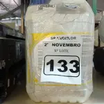 LOTE 133 - 20 LITROS DE DESINFETANTE HOSPITALAR PARA SUPERFÍCIES FIXAS E ARTIGOS NÃO CRÍTICOS. (NO ESTADO) ATENÇÃO! FAZER A VISITAÇÃO ANTES DE ARREMATAR, NÃO SABEMOS SE FUNCIONA. LEILÃO NÃO TEM GARANTIA E NEM DEVOLUÇÃO, SUJEITO A POSSÍVEIS AVARIAS VISÍVEIS/OCULTAS E/OU AUSÊNCIA DE COMPONENTES.