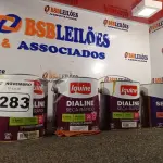 LOTE 283 - 02 GALÕES DE ESMALTE SINTÉTICO IQUINE MADEIRA E METAIS ALTO BRILHO VERDE COLONIAL 3,6L, 01 GALÃO DE SELADOR INCOLOR E 01 GALÃO DE ESMALTE BRILHANTE ALUMÍNIO. (NO ESTADO) ATENÇÃO! FAZER A VISITAÇÃO ANTES DE ARREMATAR, NÃO SABEMOS SE FUNCIONA. LEILÃO NÃO TEM GARANTIA E NEM DEVOLUÇÃO, SUJEITO A POSSÍVEIS AVARIAS VISÍVEIS/OCULTAS E/OU AUSÊNCIA DE COMPONENTES.